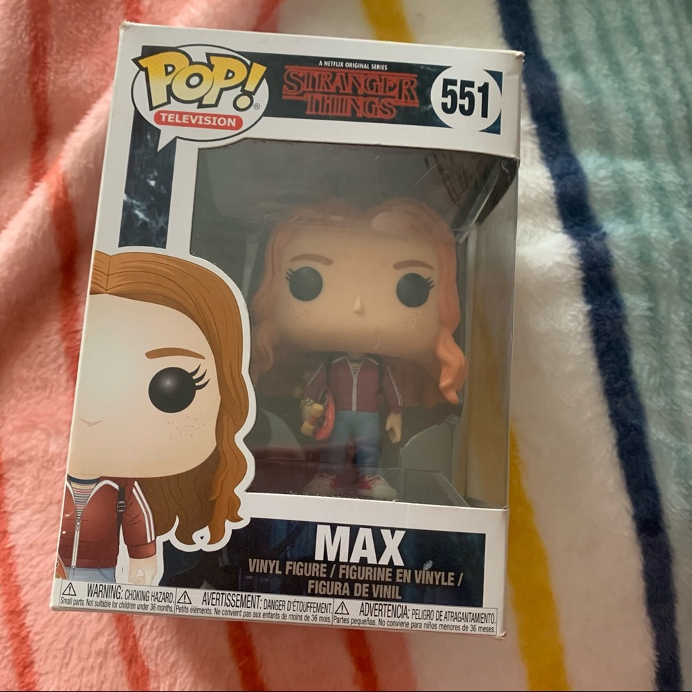STRANGER THINGS max funko pop figure